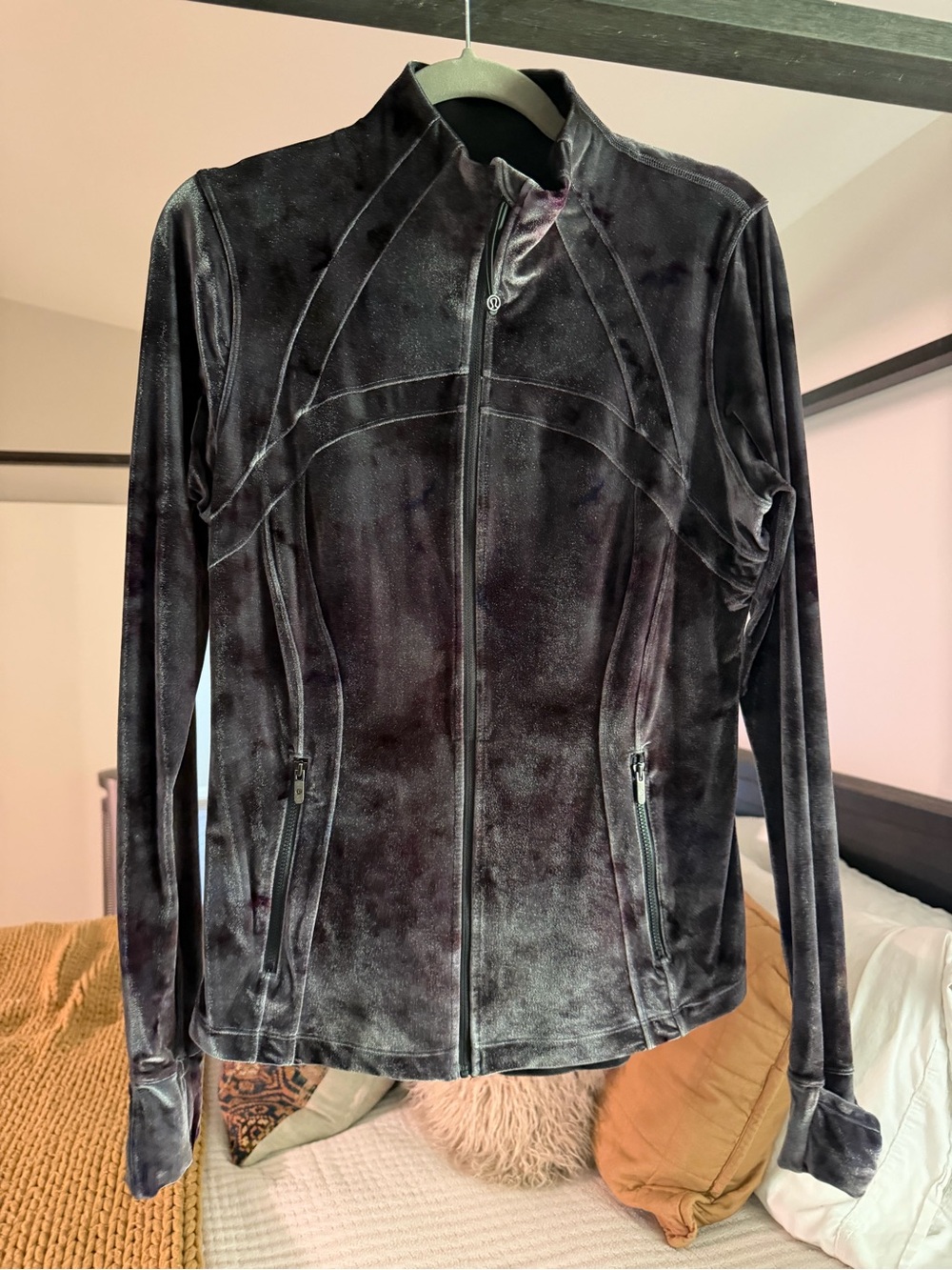 lululemon athletica Velvet Zip-Up Jacket in Deep Plum